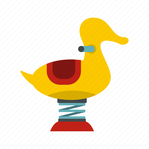 Down, duck, outdoor, play, playground, spring, toy icon - Download on Iconfinder