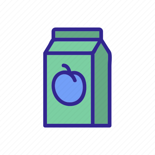 Healthy, juice, outline, piece, plum, sliced, vitamin icon - Download on Iconfinder