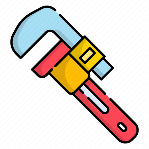 Pipe wrench, plumber, plumbing, repair, service, tool, wrench icon - Download on Iconfinder