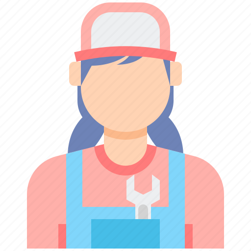 Female, plumber, plumbing, woman icon - Download on Iconfinder