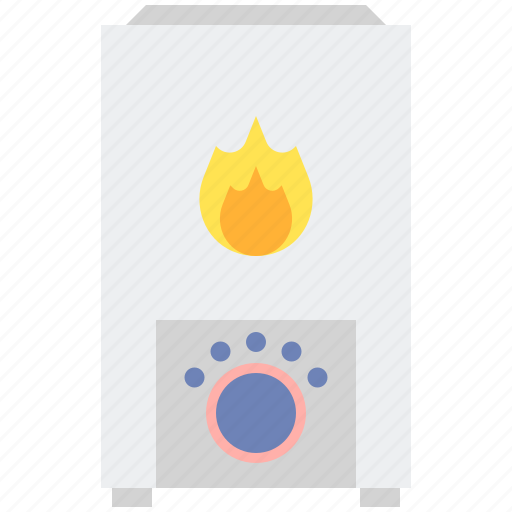 Gas, water, heater, fire icon - Download on Iconfinder