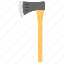 axe, forestry tool, hatchet, wood chopper, woodcutter