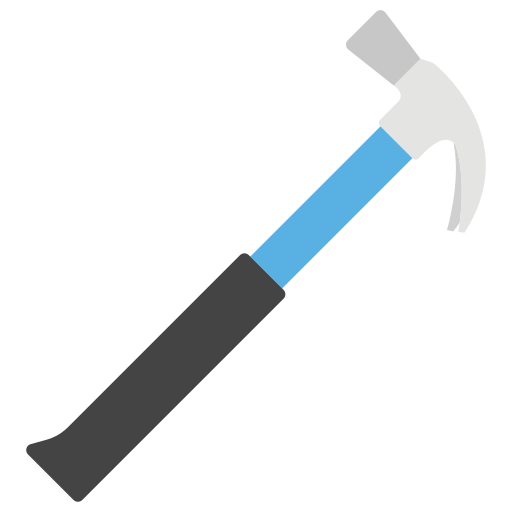 Carpentering tool, claw hammer, construction tool, hand tool, rip hammer icon - Download on Iconfinder