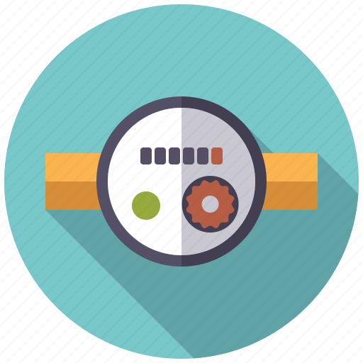 Appliance, dial, pipe, plumbing, water meter icon - Download on Iconfinder