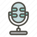 microphone, radio, sound, ui, music and multimedia, voice recording, voice recorder, vintage, technology