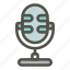 microphone, radio, sound, ui, music and multimedia, voice recording, voice recorder, vintage, technology 