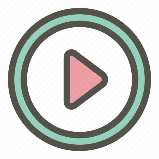 Play, video player, video, ui, music and multimedia, play button, begin icon - Download on Iconfinder