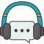 podcast, listen, headphone, audio, voice 