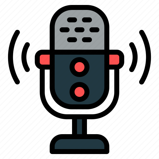 Podcast, audio, recognition, sound, microphone, mic, broadcast icon - Download on Iconfinder