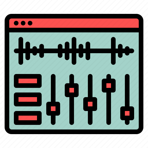 Sound, mixer, mixing, audio, studio, software, editing icon - Download on Iconfinder