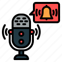 podcast, voice, record, streaming, live, broadcasting, notification, alert