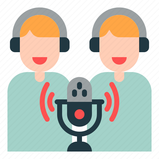 Guest, podcast, microphone, radio, broadcasting, live, online icon - Download on Iconfinder