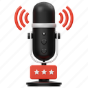 podcast, reviews, rating, rate, star, review, microphone, feedback, music 