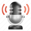 microphone, record, mic, voice, recording, podcast 