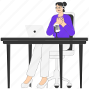 woman, hosting, podcast, character, expression, people, profession, communication, broadcasting