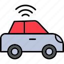 car, autonomous, future, transport, vehicle, icon