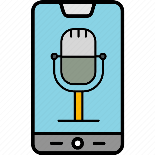 Phone, recording, device, mobile, smartphone, voice, icon icon - Download on Iconfinder