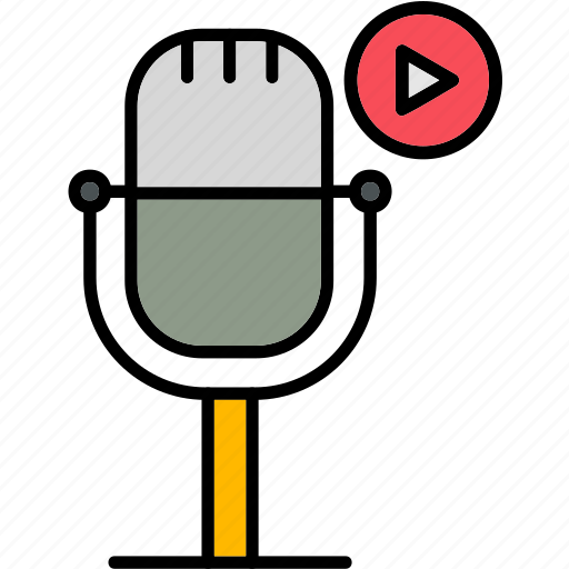 Play, podcast, mic, microphone, player, icon icon - Download on Iconfinder