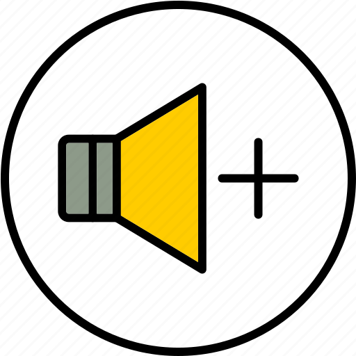 Volume, up, speaker, sound, audio, ui, icon icon - Download on Iconfinder