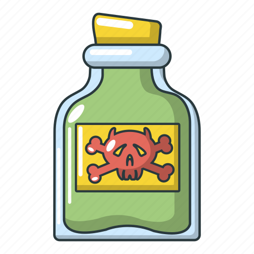 Beware, bottle, can, cartoon, logo, object, poison icon - Download on Iconfinder