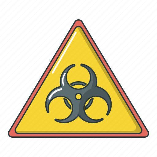 Cartoon, caution, chemical, logo, object, protective, yellow icon - Download on Iconfinder