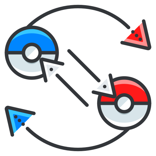 Exchange, game, go, play, pokemon icon - Free download
