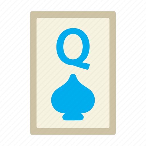 Queen of spades, poker card, poker, card game, playing cards, gambling, game icon - Download on Iconfinder