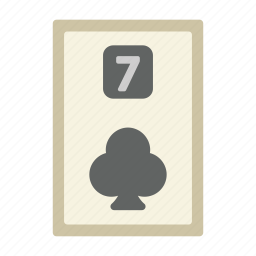 Seven of clubs, poker card, poker, card game, playing cards, gambling, game icon - Download on Iconfinder