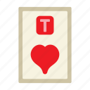 ten of hearts, poker card, poker, card game, playing cards, gambling, game, gaming