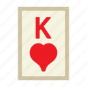 king of hearts, poker card, poker, card game, playing cards, gambling, game, gaming