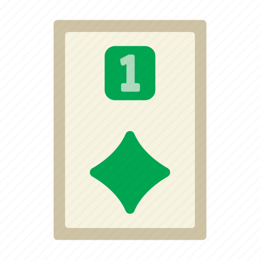 Ace of diamonds, poker card, poker, card game, playing cards, gambling, game icon - Download on Iconfinder