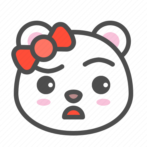 Arctic, avatar, bear, cute, doubt, face, polar icon - Download on Iconfinder