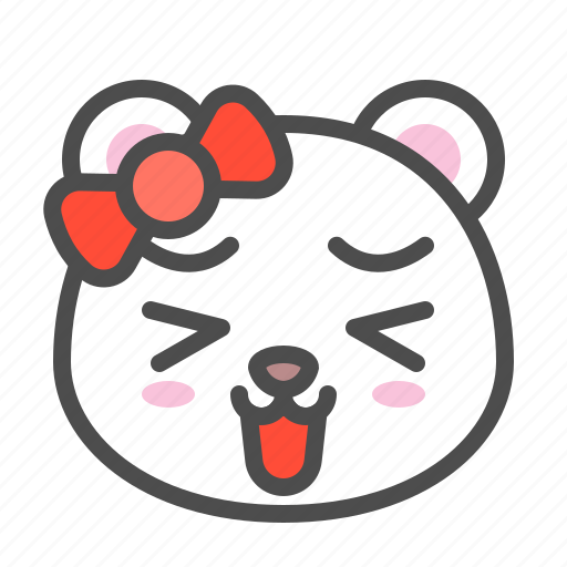 Arctic, avatar, bear, cute, face, happy, polar icon - Download on Iconfinder