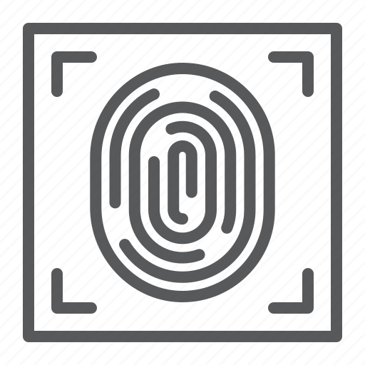 Crime, fingerprint, human, id, print, protection, security icon - Download on Iconfinder