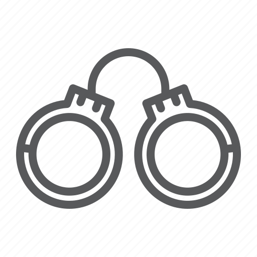 Arrest, chain, crime, cuffs, handcuffs, lock, police icon - Download on Iconfinder