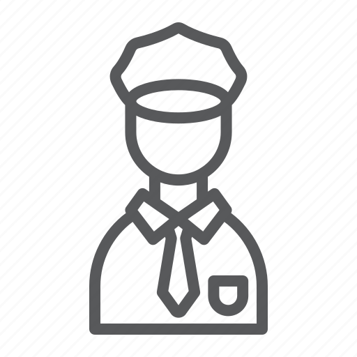 Cop, guard, officer, person, police, policeman, security icon - Download on Iconfinder