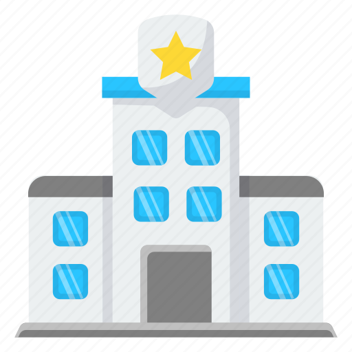 Building, law enforcement, police, station icon - Download on Iconfinder