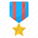 badge, honor, medal, star