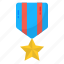 badge, honor, medal, star 
