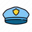 police, cap, cop, hat, guard, uniform, sheriff