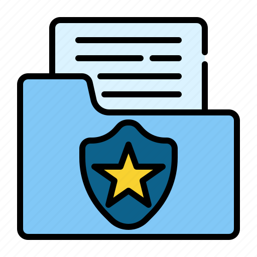 Police, file, document, record icon - Download on Iconfinder