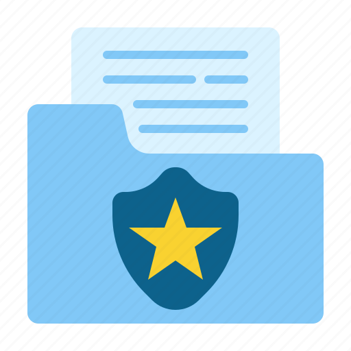 Police, file, document, record icon - Download on Iconfinder