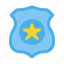 badge, police, law, sheriff, emblem, star, shield 