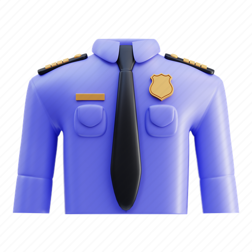 Police, uniform, crime, security, officer, car, vehicle 3D illustration - Download on Iconfinder