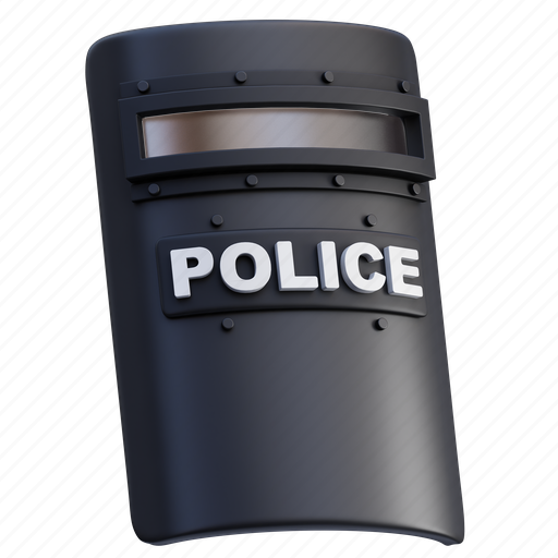 Police, shield, crime, security, officer, car, vehicle 3D illustration - Download on Iconfinder