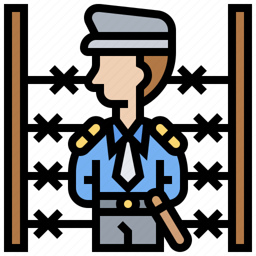 Bar, border, fence, police, wired icon - Download on Iconfinder
