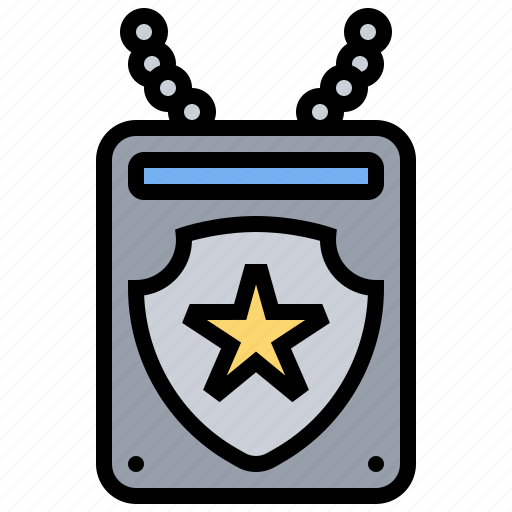 Authority, badge, identity, officer, police icon - Download on Iconfinder