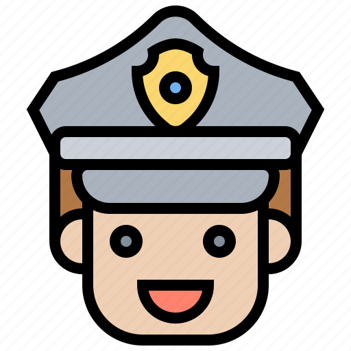 Cap, officer, outfit, police, uniform icon - Download on Iconfinder
