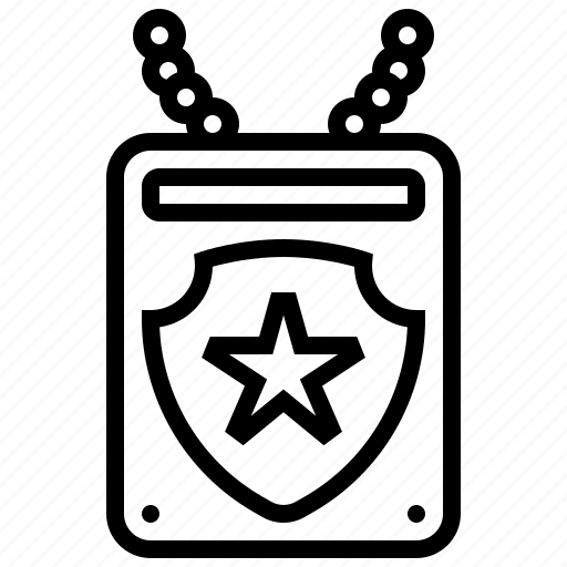 Authority, badge, identity, officer, police icon - Download on Iconfinder