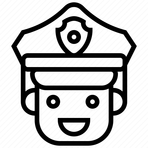 Cap, officer, outfit, police, uniform icon - Download on Iconfinder